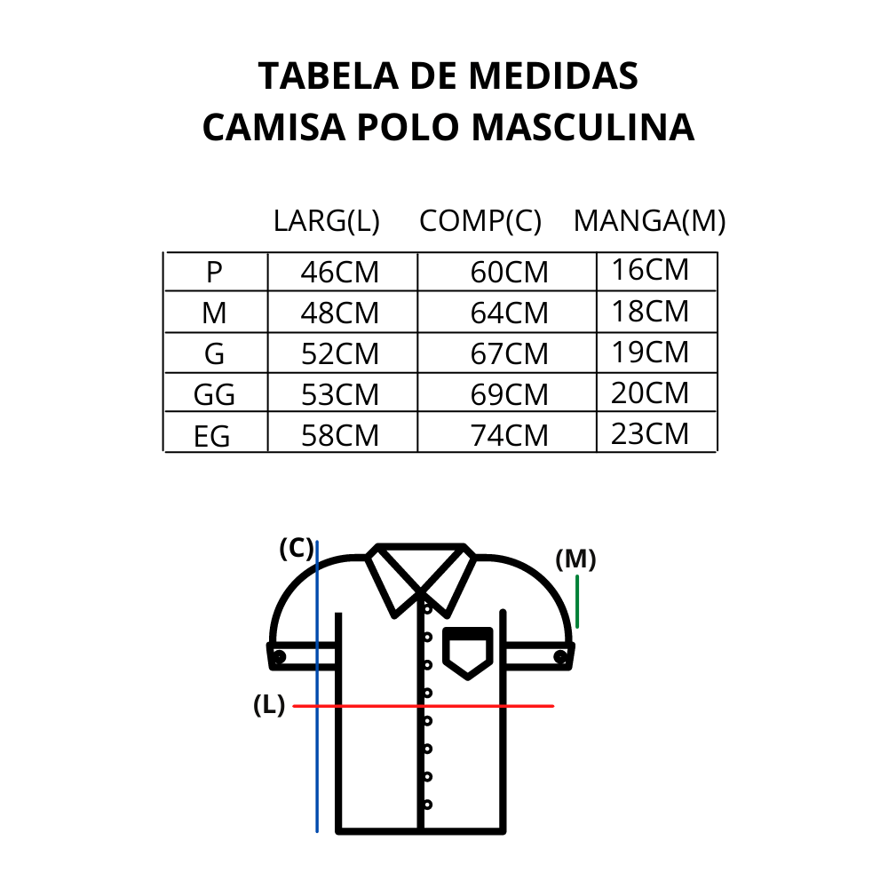 Kit 10 Camisas Polo Masculina / Fred Perry