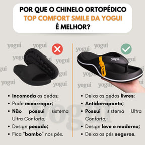 Chinelo Ortopédico Top Comfort Yogui + Brinde Exclusivo