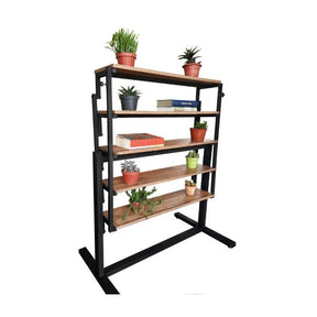 [PAGUE 1 LEVE 2] Mesa Prateleira FlexHome - Estilo industrial
