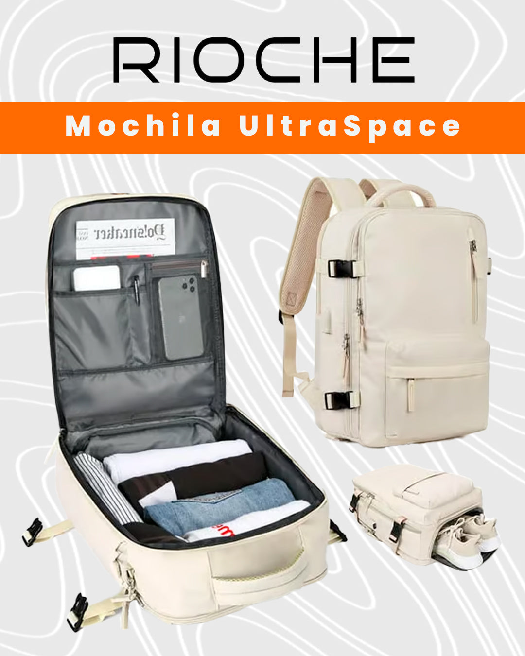 Mochila UltraSpace – Mais Espaço, Mais Conforto, Mais Estilo