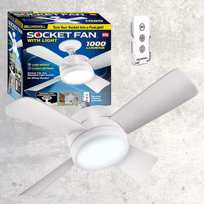💡 Luminária Ventilador LED 2 em 1 – Potência e Conforto no Seu Ambiente!