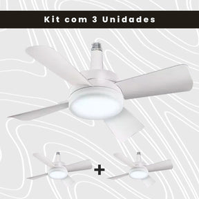 💡 Luminária Ventilador LED 2 em 1 – Potência e Conforto no Seu Ambiente!