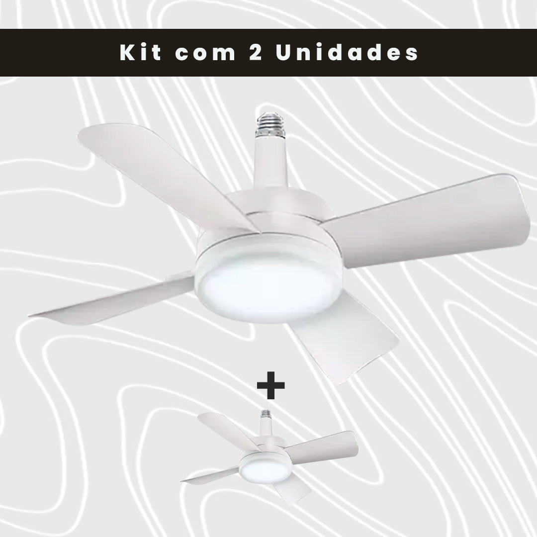 💡 Luminária Ventilador LED 2 em 1 – Potência e Conforto no Seu Ambiente!
