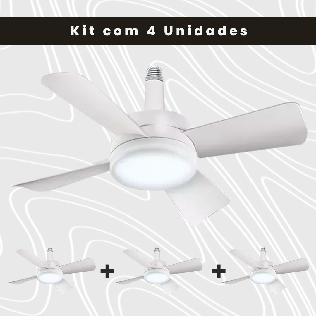 💡 Luminária Ventilador LED 2 em 1 – Potência e Conforto no Seu Ambiente!