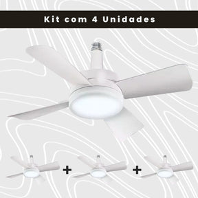 💡 Luminária Ventilador LED 2 em 1 – Potência e Conforto no Seu Ambiente!