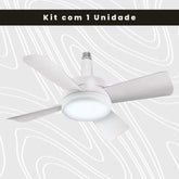 💡 Luminária Ventilador LED 2 em 1 – Potência e Conforto no Seu Ambiente!
