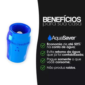 Bloqueador e Eliminador de Ar 3/4" para Economia de Água - AquaSaver™ 🔥