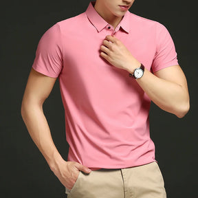 Camisas Polo em Tecido Premium Ice Silk! |COMPRE 3 & LEVE 5|!