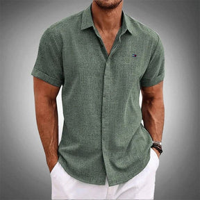 Camisa Manga Curta 100% Linho (PAGUE 2 LEVE 4)
